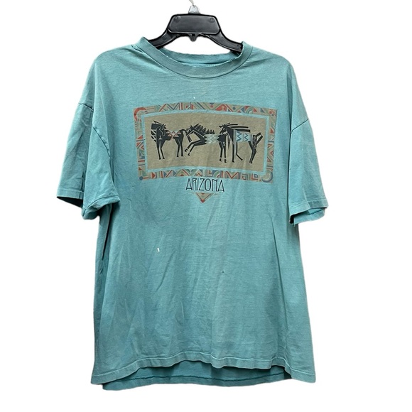 Vintage Arizona Native American Art Tee XL - Picture 1 of 6